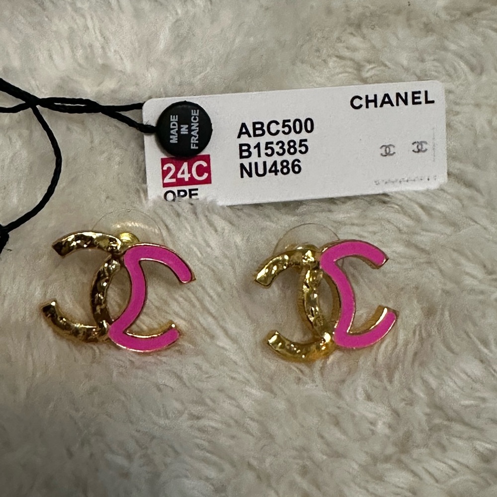 Chanel Cc Logo Earrings